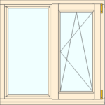 Окно для дачи 970х970