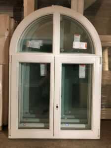 Арочное штульповое окно