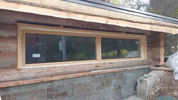 Окна глухие для бани