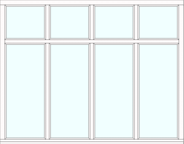 Большие деревянные окна из лиственницы глухие