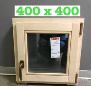 Окно из липы 40х40