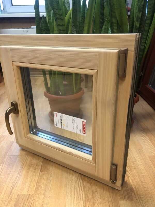 Окна из лиственницы для парной